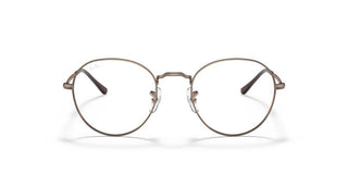 Ray-Ban ROUND METAL II RX 3582V unisex Brown Round Eyeglasses