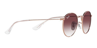 Ray-Ban ROUND METAL JUNIOR RJ 9547S unisex Rose gold Round Sunglasses