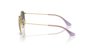 Ray-ban Round Metal Junior Rj 9547s Unisex Gold Round Sunglasses