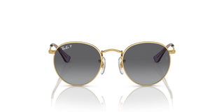 Ray-ban Round Metal Junior Rj 9547s Unisex Gold Round Sunglasses