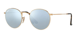 Ray-Ban ROUND METAL RB 3447N unisex Gold Round Sunglasses