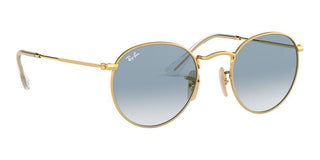 Ray-Ban ROUND METAL RB 3447N men Gold Round Sunglasses