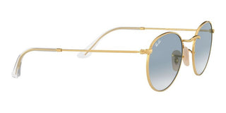 Ray-Ban ROUND METAL RB 3447N men Gold Round Sunglasses