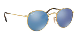 Ray-Ban ROUND METAL RB 3447N unisex Gold Round Sunglasses