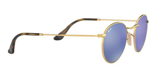 Ray-Ban ROUND METAL RB 3447N unisex Gold Round Sunglasses