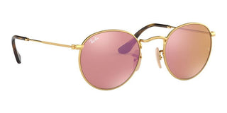 Ray-Ban ROUND METAL RB 3447N unisex Gold Round Sunglasses