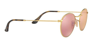 Ray-Ban ROUND METAL RB 3447N unisex Gold Round Sunglasses