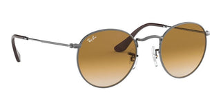 Ray-Ban ROUND METAL RB 3447N men Ruthenium Round Sunglasses