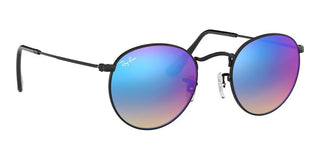 Ray-Ban ROUND METAL RB 3447 unisex Black Round Sunglasses