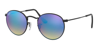 Ray-Ban ROUND METAL RB 3447 unisex Black Round Sunglasses