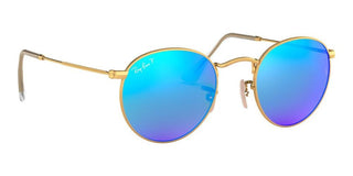 Ray-Ban ROUND METAL RB 3447 unisex Gold Round Sunglasses