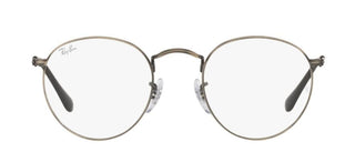 Ray-Ban ROUND METAL RX 3447V unisex Grey Round Eyeglasses