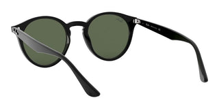 Ray-Ban ROUND RB 2180F ASIAN FIT men Black Round Sunglasses