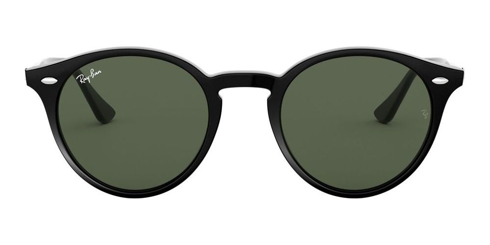 Ray-ban Round Rb 2180 Men Black Round Sunglasses – Otticanet USA