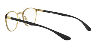 Ray-Ban ROUND RX 6355 unisex Black Geometric Eyeglasses