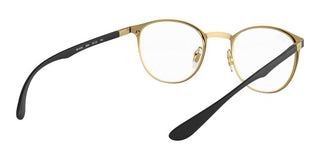 Ray-Ban ROUND RX 6355 unisex Black Geometric Eyeglasses