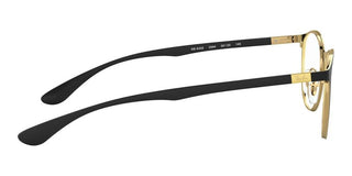 Ray-Ban ROUND RX 6355 unisex Black Geometric Eyeglasses