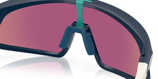 Oakley Rslv Oo 9484d Unisex Blue Shield Sunglasses
