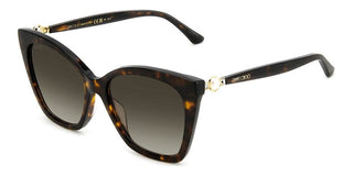 Jimmy Choo RUA/G/S women Havana Butterfly Sunglasses