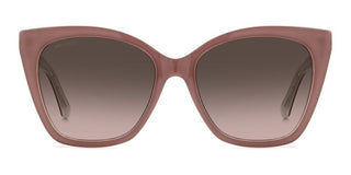 Jimmy Choo RUA/G/S women Brown Butterfly Sunglasses