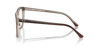 Ray-ban Rx 2210v Unisex Brown Squared Eyeglasses