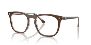 Ray-ban Rx 2210v Unisex Brown Squared Eyeglasses