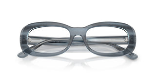Ray-Ban RX 2221V women Blue Geometric Eyeglasses