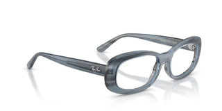 Ray-Ban RX 2221V women Blue Geometric Eyeglasses