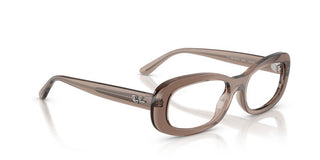 Ray-Ban RX 2221V women Brown Geometric Eyeglasses