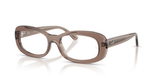 Ray-Ban RX 2221V women Brown Geometric Eyeglasses