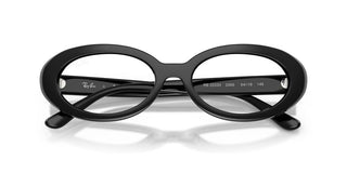 Ray-Ban RX 2223V women Black Oval Eyeglasses