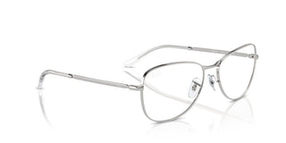 Ray-ban Rx 3733v Unisex Silver Squared Eyeglasses