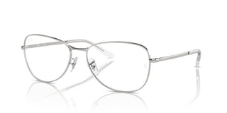 Ray-ban Rx 3733v Unisex Silver Squared Eyeglasses