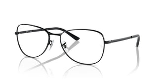 Ray-ban Rx 3733v Unisex Black Squared Eyeglasses