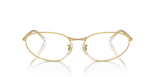 Ray-Ban RX 3734V unisex Gold Geometric Eyeglasses