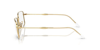 Ray-ban Rx 3746v Unisex Gold Rectangle Eyeglasses