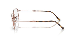 Ray-ban Rx 3746v Unisex Brown Rectangle Eyeglasses