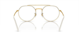Ray-Ban RX 3765V unisex Gold Geometric Eyeglasses