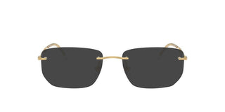 Ray-ban Rx 3768v Unisex Gold Rectangle Eyeglasses