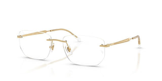 Ray-Ban RX 3768V unisex Gold Rectangle Eyeglasses