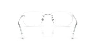 Ray-ban Rx 3768v Unisex Silver Rectangle Eyeglasses