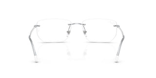 Ray-Ban RX 3768V unisex Silver Rectangle Eyeglasses