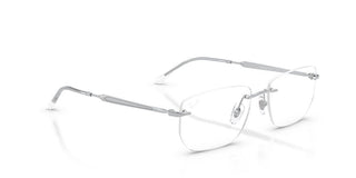 Ray-ban Rx 3768v Unisex Silver Rectangle Eyeglasses
