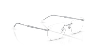 Ray-Ban RX 3768V unisex Silver Rectangle Eyeglasses