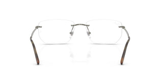 Ray-Ban RX 3768V unisex Grey Rectangle Eyeglasses