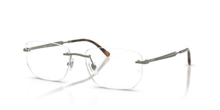 Ray-Ban RX 3768V unisex Grey Rectangle Eyeglasses