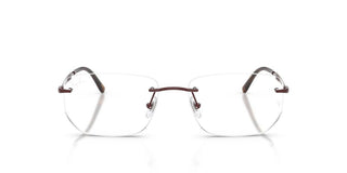 Ray-Ban RX 3768V unisex Red Rectangle Eyeglasses