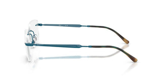 Ray-Ban RX 3768V unisex Blue Rectangle Eyeglasses