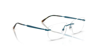 Ray-Ban RX 3768V unisex Blue Rectangle Eyeglasses