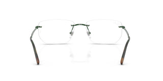 Ray-Ban RX 3768V unisex Green Rectangle Eyeglasses